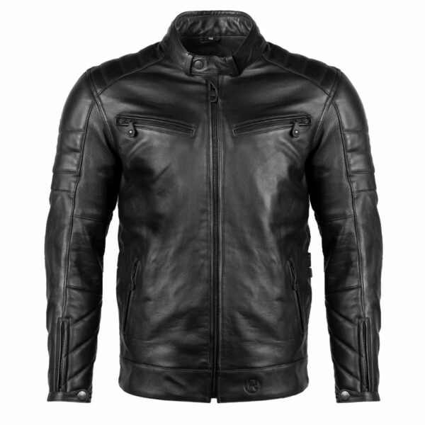 Motorbike Leather Jacket Black Onyx Leather Jacket