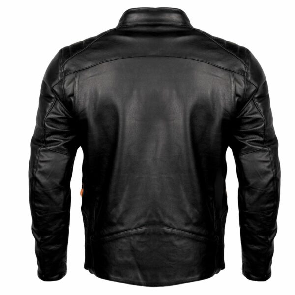 Motorbike Leather Jacket Black Onyx Leather Jacket - Image 4