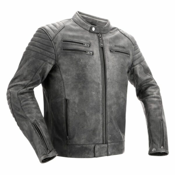 Motorbike Leather Jacket Vintage Style Leather Jacket - Image 3