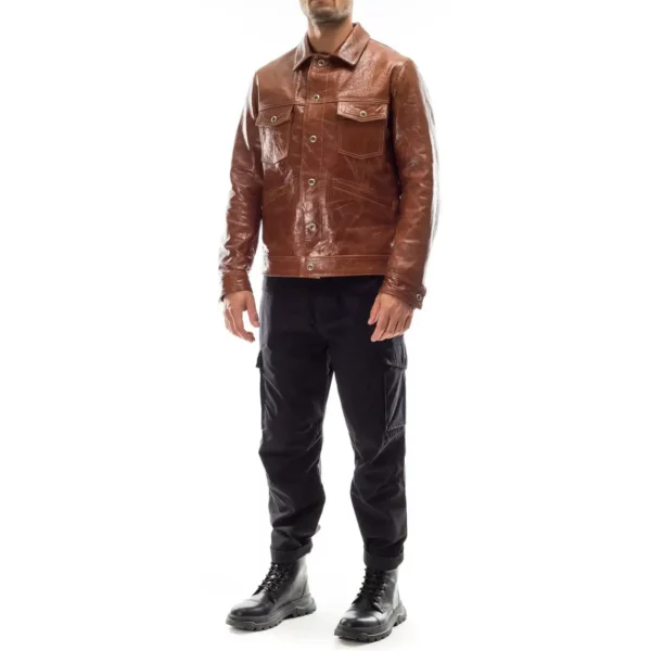 Custom Made Men Motorcycle Biker Leather Jackets