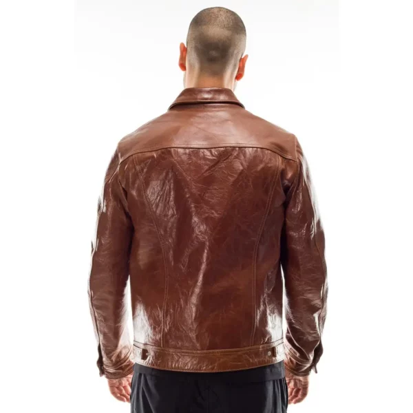 Genuine Sheepskin Cowhide Leather Jacket