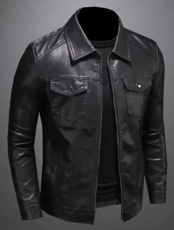 High Quality Leather Jacket Biker Style Genuine Lambskin Leather Handmade Vintage Design Motorcycle Jacket