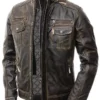 High Quality Mens Real Leather Jacket
