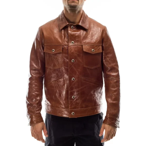 Men Racing Motorcycle Biker Leather Jackets