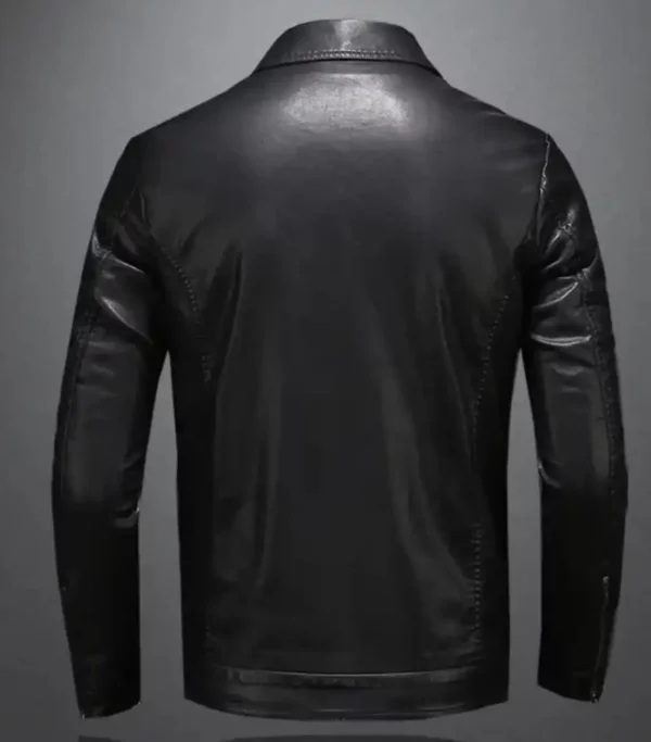 Men's Leather Jacket Biker Style Genuine Lambskin Leather Handmade Vintage Design Motorcycle Jacket