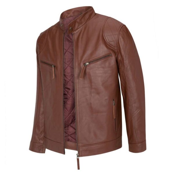 Premium Mens Leather Jacket in Comfortable Leather Jacket