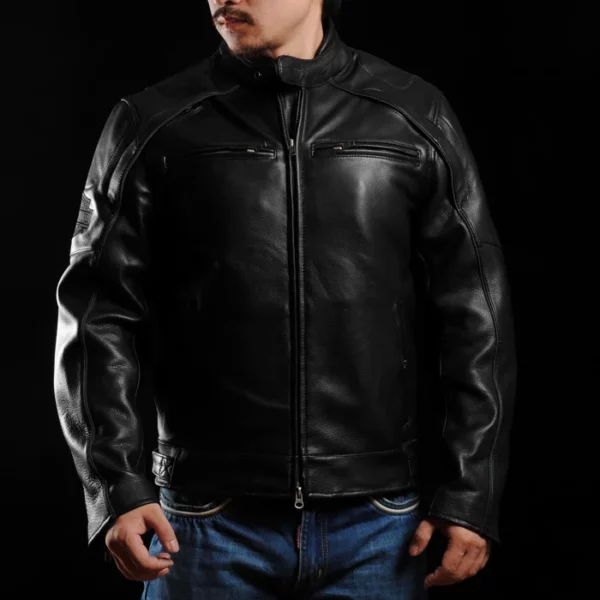 clothing Free shipping,Brand leather winter thicker Jacket men's genuine Leather biker jacket.motorcycle suede Plus size - Image 3