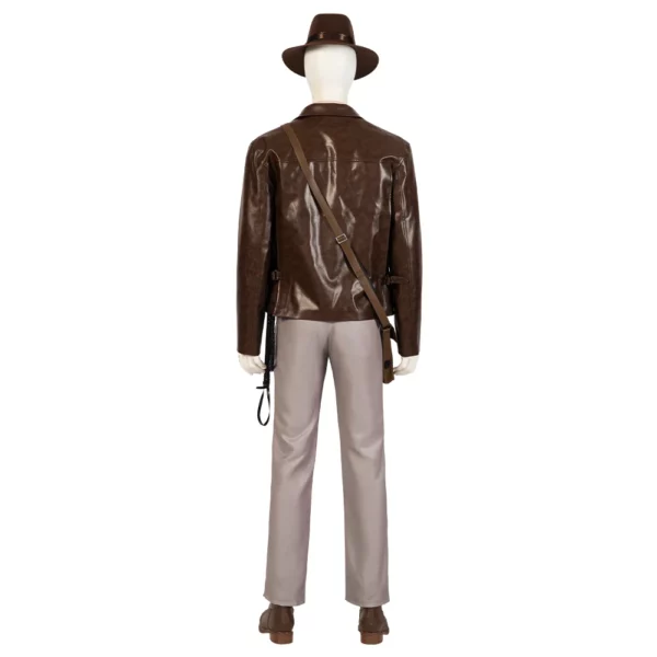 The Dial of Destiny Indiana Jones Cosplay Custome Jones Halloween Costume Sets for Men Brown Jackets with Pants Carnival Sets - Image 2