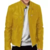 New Men's Clothing Men Leather Coat Stand Collar Punk Motorcycle Leather Jacket Spring Summer Fashion - Image 5