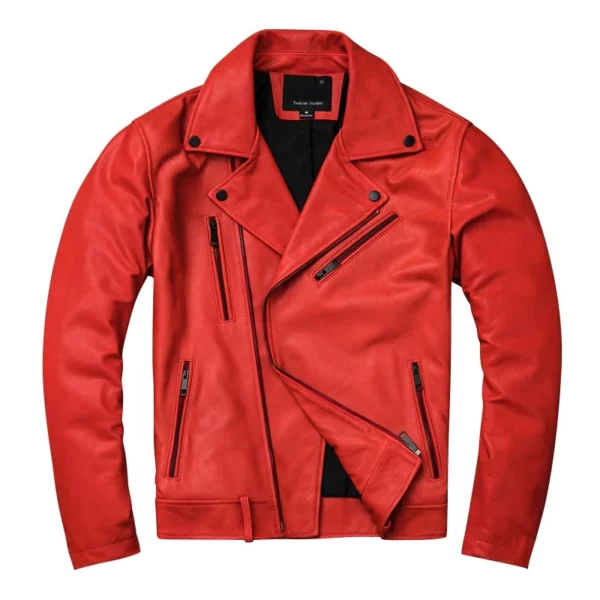 Leather 100% Genuine Jacket Men Natural Sheepskin Male Motorcycle Jackets Man's Coat Spring Autumn Clothes Tide FCY342 - Image 4
