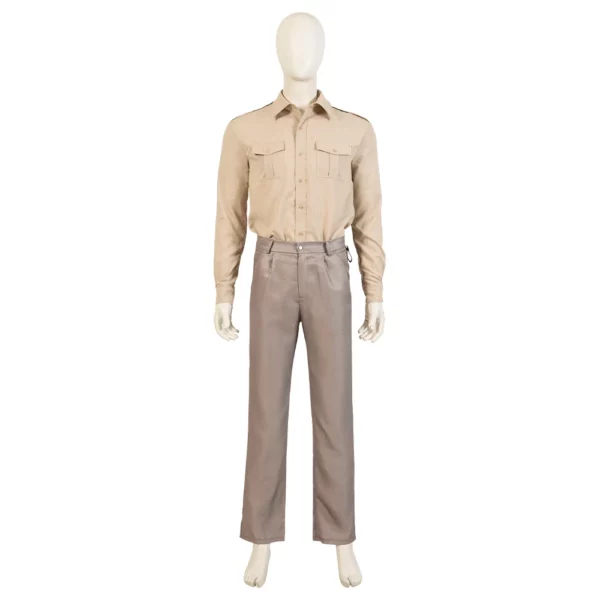 The Dial of Destiny Indiana Jones Cosplay Custome Jones Halloween Costume Sets for Men Brown Jackets with Pants Carnival Sets - Image 4