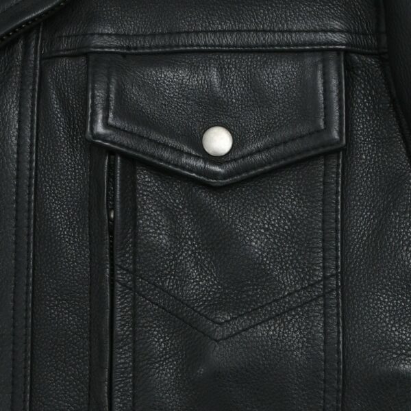 Motorbike Leather Jacket Mastermind Men's Motorcycle Leather Jacket - Image 4