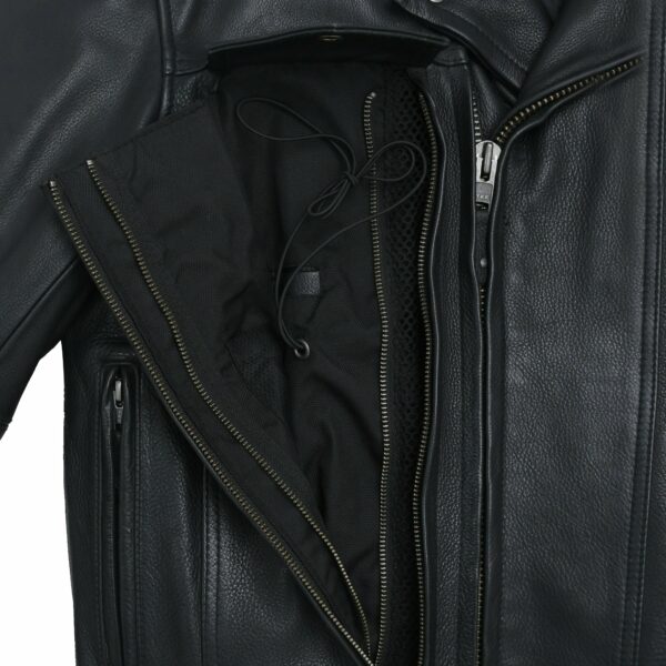 Motorbike Leather Jacket Mastermind Men's Motorcycle Leather Jacket - Image 6