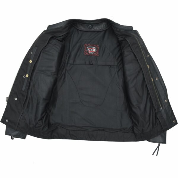 Motorbike Leather Jacket Raider Men's Motorcycle Leather Jacket - Image 15