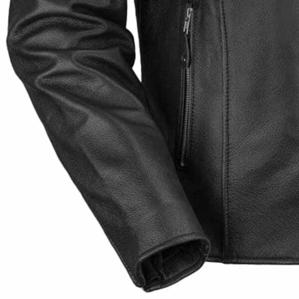 Motorbike Leather Jacket Ace Men's Leather Motorcycle Jacket - Image 4