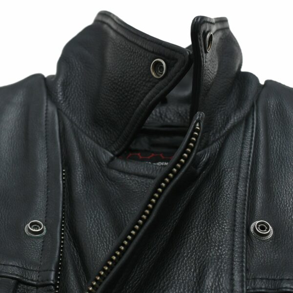 Motorbike Leather Jacket Mastermind Men's Motorcycle Leather Jacket - Image 8