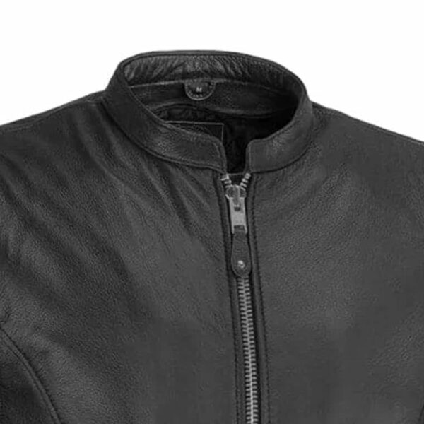 Motorbike Leather Jacket Ace Men's Leather Motorcycle Jacket - Image 5
