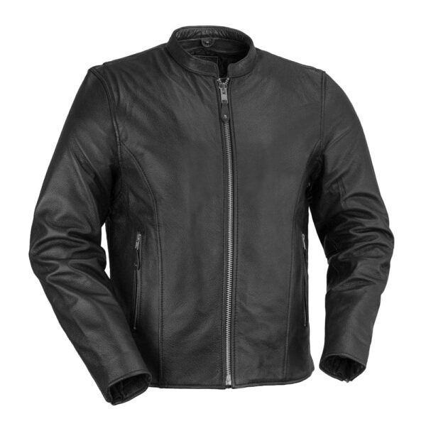 Motorbike Leather Jacket Ace Men's Leather Motorcycle Jacket