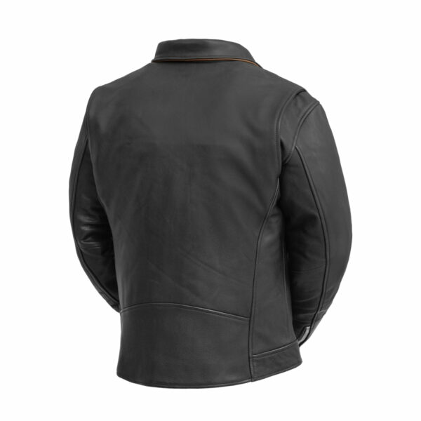 Motorbike Leather Jacket Arnold Men's Motorcycle Leather Jacket - Image 2