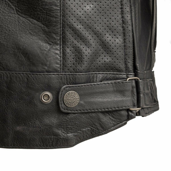 Motorbike Leather Jacket BiTurbo - Men's Leather Motorcycle Jacket - Image 4