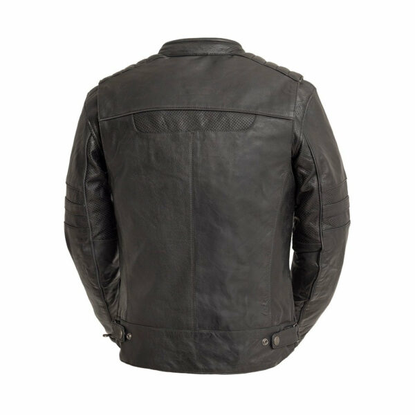 Motorbike Leather Jacket BiTurbo - Men's Leather Motorcycle Jacket - Image 2