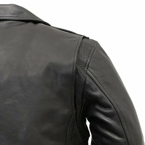 Motorbike Leather Jacket Enforcer Men's Motorcycle Leather Jacket - Image 6