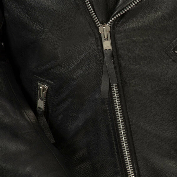 Motorbike Leather Jacket Fillmore Men's Motorcycle Leather Jacket - Image 13