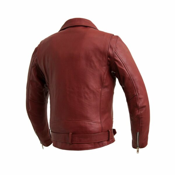 Motorbike Leather Jacket Fillmore Men's Motorcycle Leather Jacket - Image 6