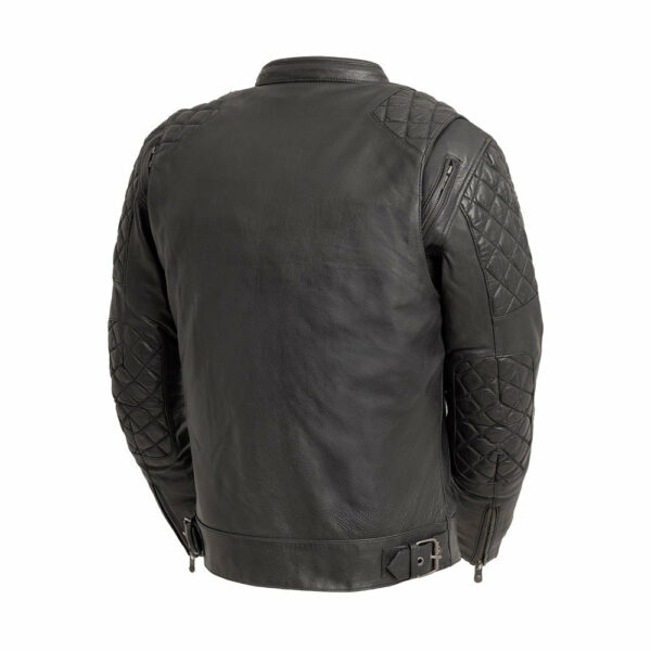 Motorbike Leather Jacket Grand Prix - Men's Leather Motorcycle Jacket - Image 2
