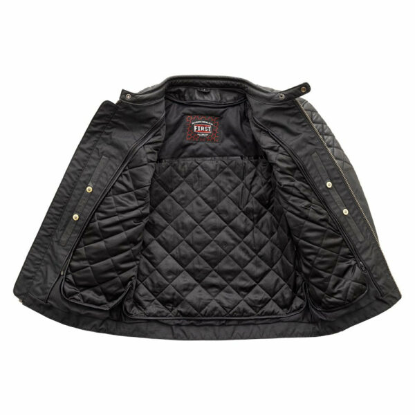 Motorbike Leather Jacket Grand Prix - Men's Leather Motorcycle Jacket - Image 5