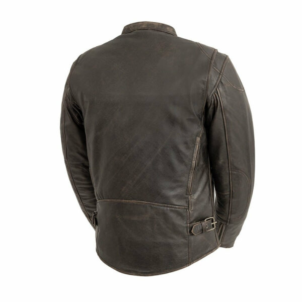 Motorbike Leather Jacket Indy Men's Motorcycle Leather Jacket - Image 10