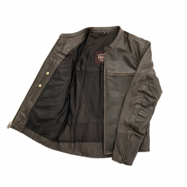 Motorbike Leather Jacket Indy Men's Motorcycle Leather Jacket - Image 14