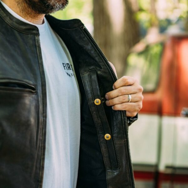 Motorbike Leather Jacket Indy Men's Motorcycle Leather Jacket - Image 16