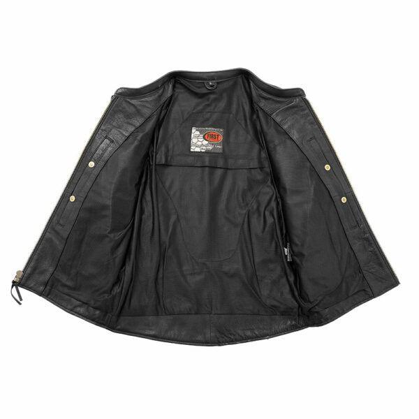 Motorbike Leather Jacket Indy Men's Motorcycle Leather Jacket - Image 3