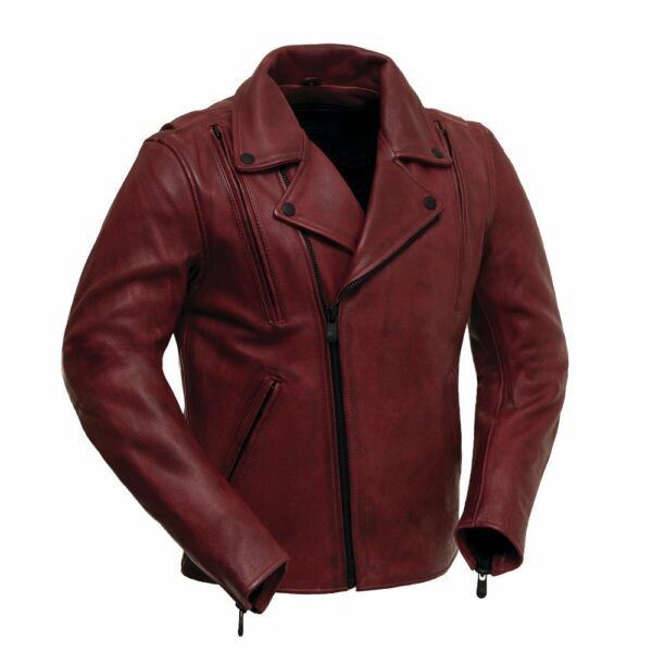 Motorbike Leather Jacket Night Rider Men's Motorcycle Leather Jacket - Image 6