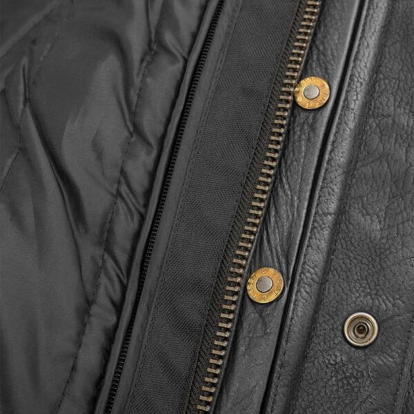 Motorbike Leather Jacket Raider Men's Motorcycle Leather Jacket - Image 7