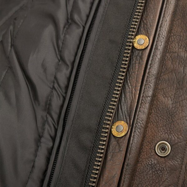 Motorbike Leather Jacket Raider Men's Motorcycle Leather Jacket - Image 13