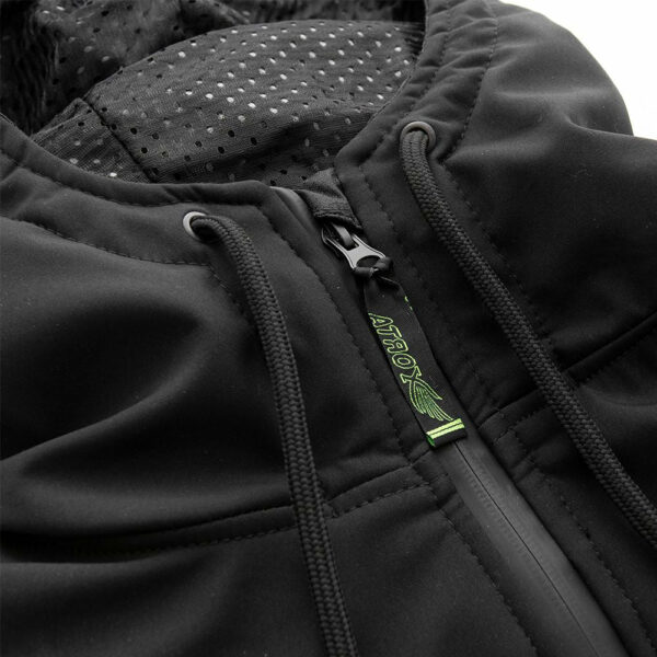 Motorbike Leather Jacket Reign Men's Breathable Rain Jacket - Image 6