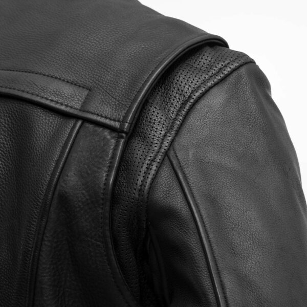 Motorbike Leather Jacket Revolt Men's Motorcycle Leather Jacket - Image 4