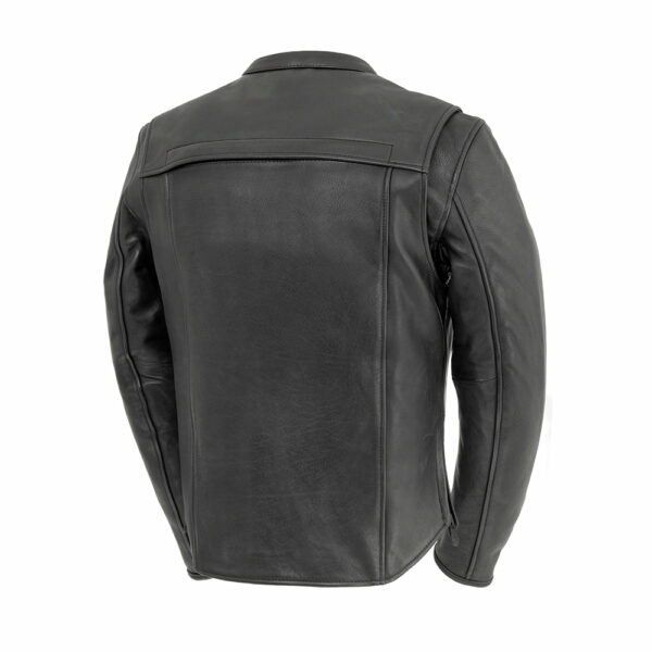 Motorbike Leather Jacket Revolt Men's Motorcycle Leather Jacket - Image 2