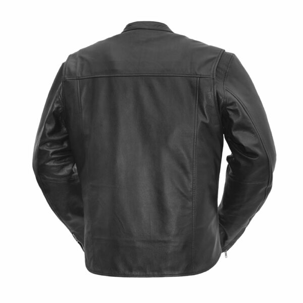 Motorbike Leather Jacket Rocky Men's Motorcycle Leather Jacket - Image 2
