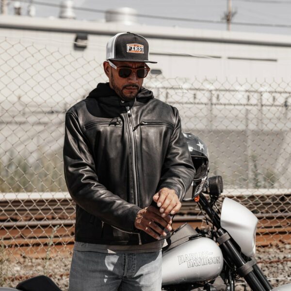 Motorbike Leather Jacket Street Cruiser Men's Motorcycle Leather Jacket - Image 6