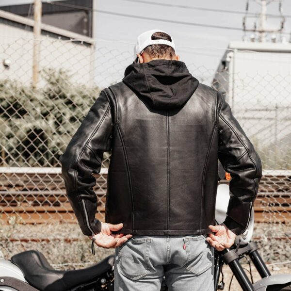Motorbike Leather Jacket Street Cruiser Men's Motorcycle Leather Jacket - Image 7