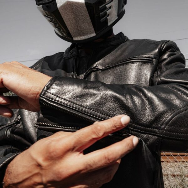 Motorbike Leather Jacket Top Performer Men's Motorcycle Leather Jacket - Image 8