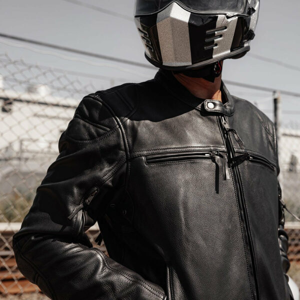 Motorbike Leather Jacket Top Performer Men's Motorcycle Leather Jacket - Image 9