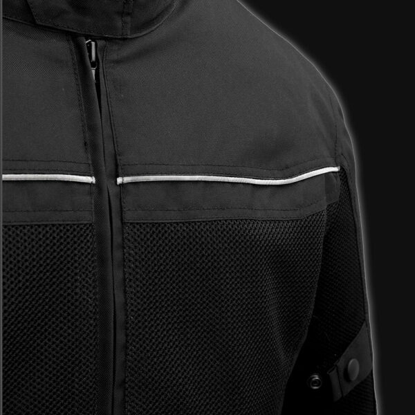 Motorbike Leather Jacket Venture Men's Cordura Textile Jacket - Image 3