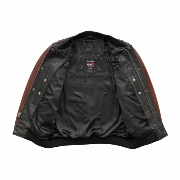 Motorbike Leather Jacket Willie Men's Motorcycle Leather Jacket - Image 8