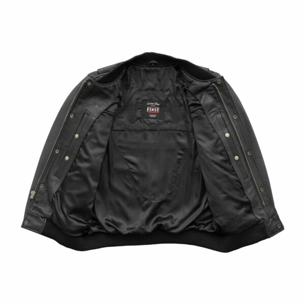 Motorbike Leather Jacket Willie Men's Motorcycle Leather Jacket - Image 4