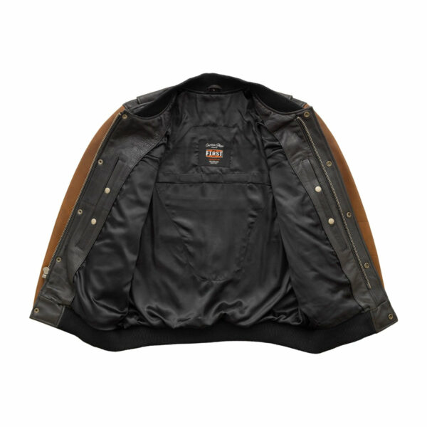 Motorbike Leather Jacket Willie Men's Motorcycle Leather Jacket - Image 12