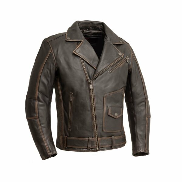 Motorbike Leather Jacket Wrath Men's Motorcycle Leather Jacket
